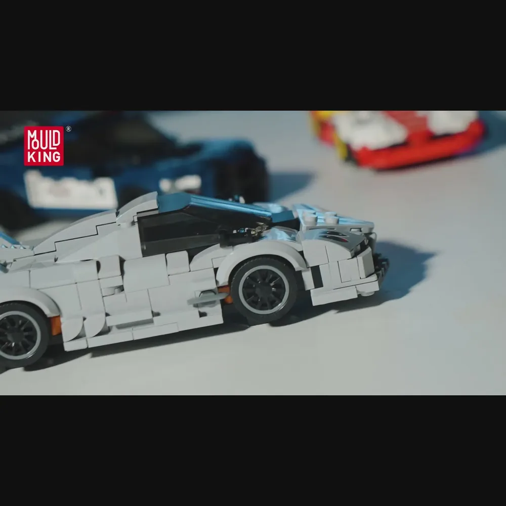 Supercar model in collection setting.