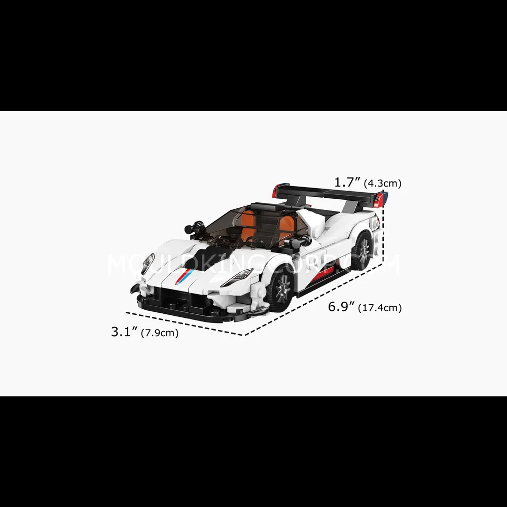 Venom F5 model with dimensions.