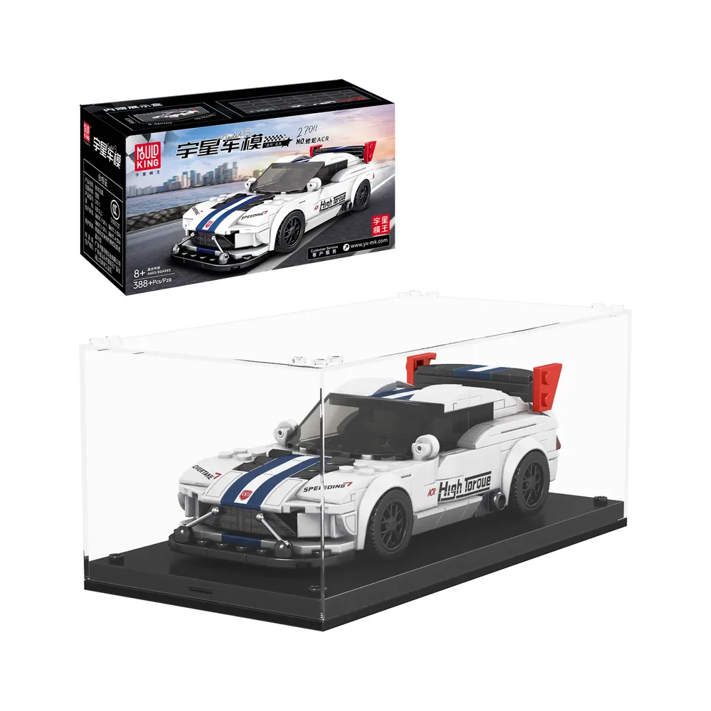 Mould King Viper Car Model 27011 box and display case