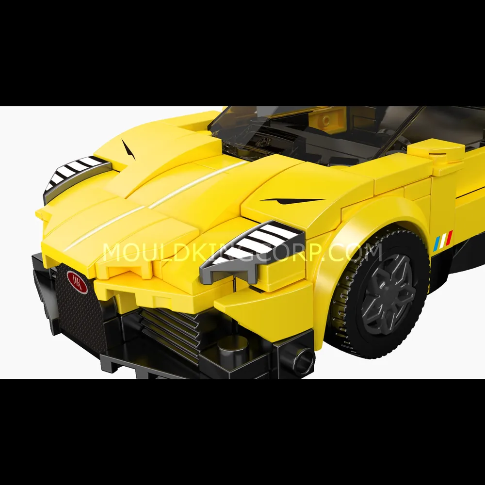 Supercar front detail.