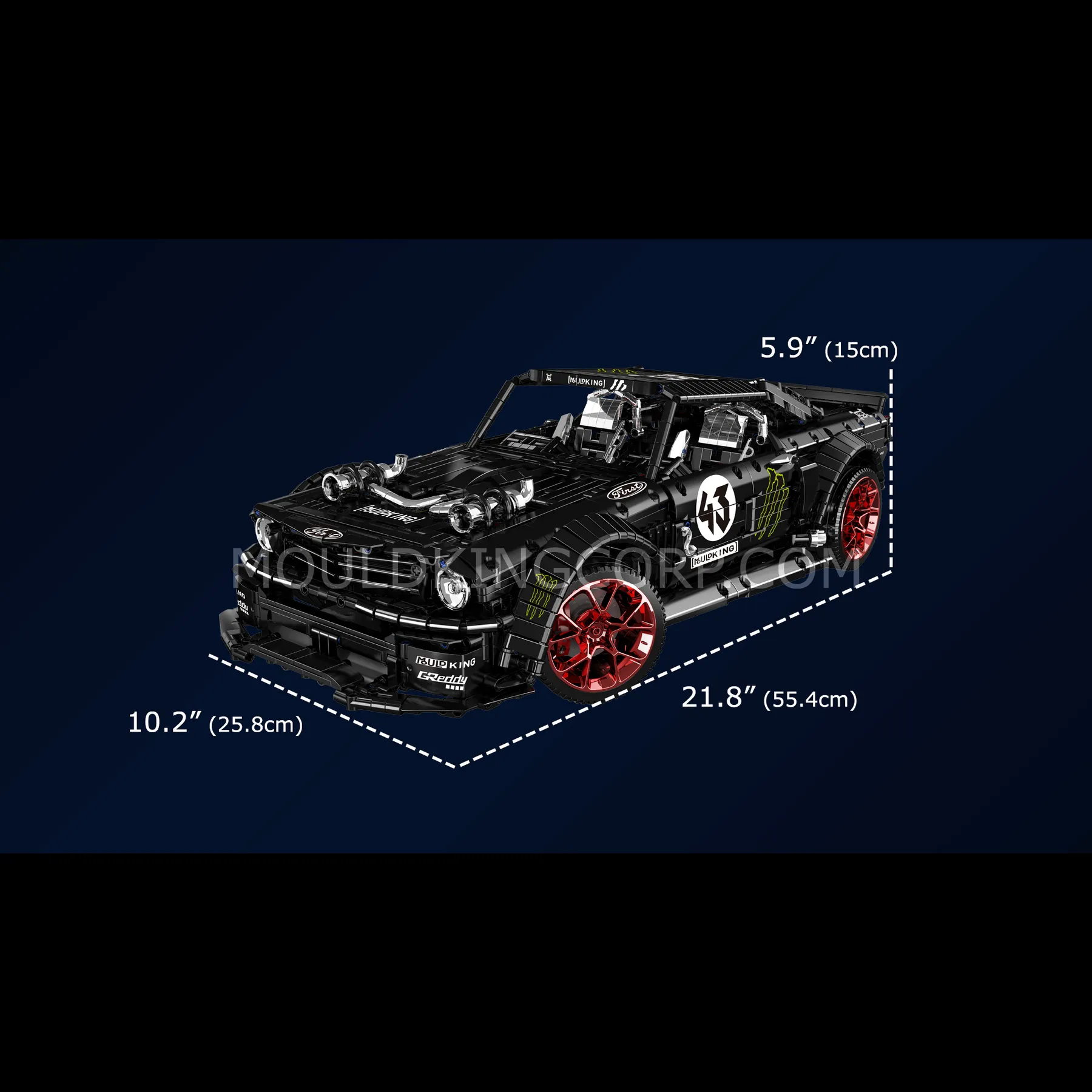 Mustang 1,400BHP Remote Controlled Sports Car gallery view 5