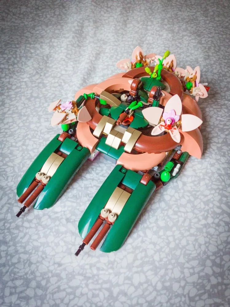 flower millennium falcon moc