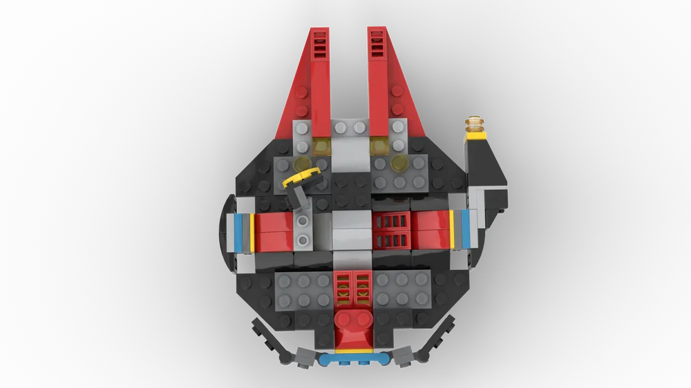 simplistic millennium falcon moc