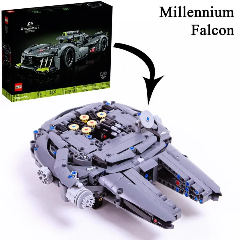 millennium falcon from hybrid hypercar c model