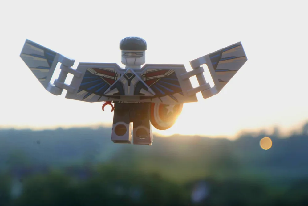 Captain America: LEGO photography by Lewis Pritchard