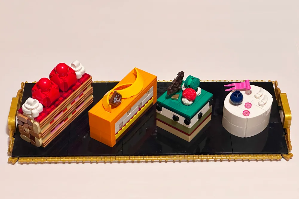 Desserts - LEGO MOC by Japanese artist Keiichi Kamei