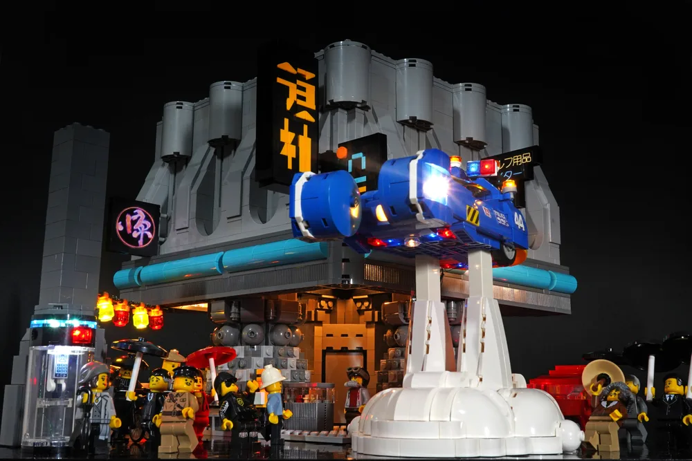 Blade Runner diorama - LEGO MOC by Keiichi Kamei
