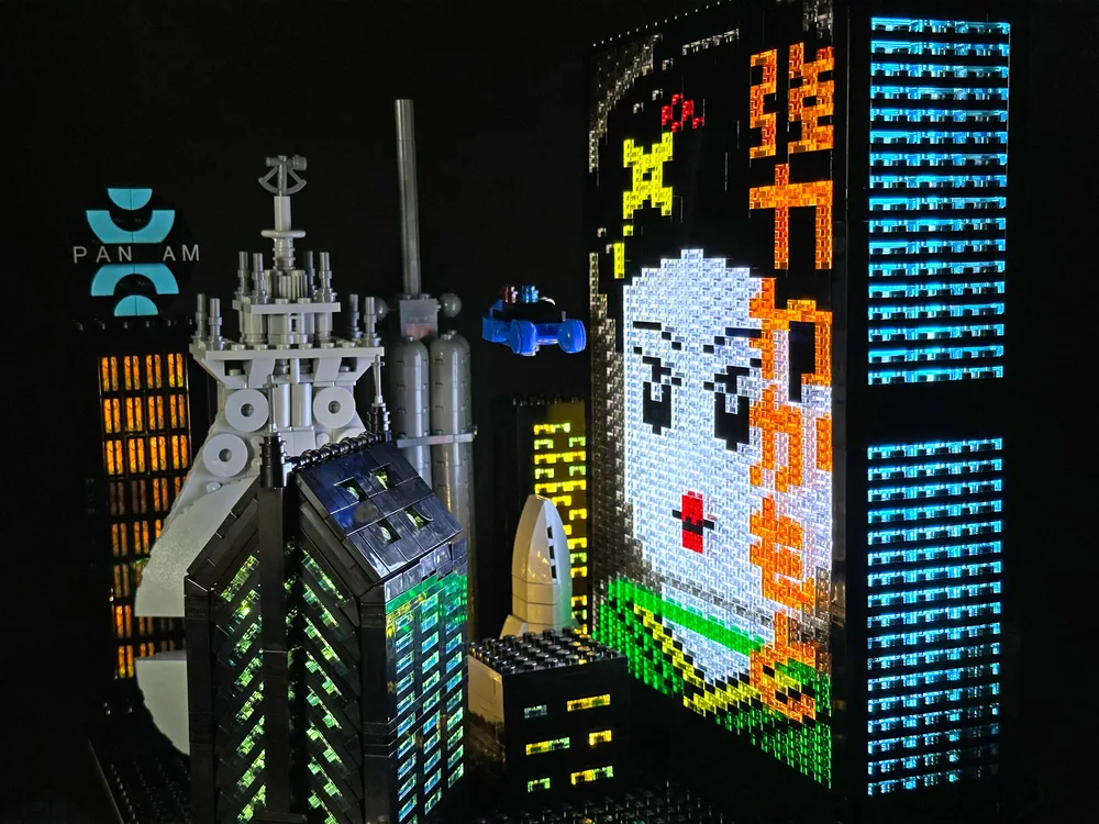 Blade Runner diorama - LEGO MOC by Keiichi Kamei