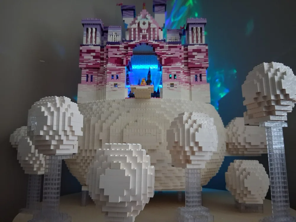 Castle in a Castle on a Cloud - MOC by LEGO artist Michael Dimitri Sammann 