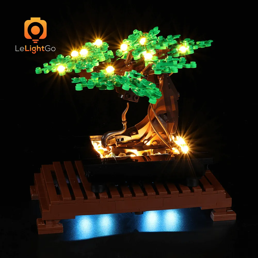 LeLightGo LED kit for LEGO Bonsai Tree 10281 with micro LEDs