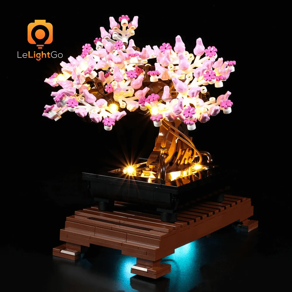 Standard LeLightGo kit illuminating cherry blossom variant