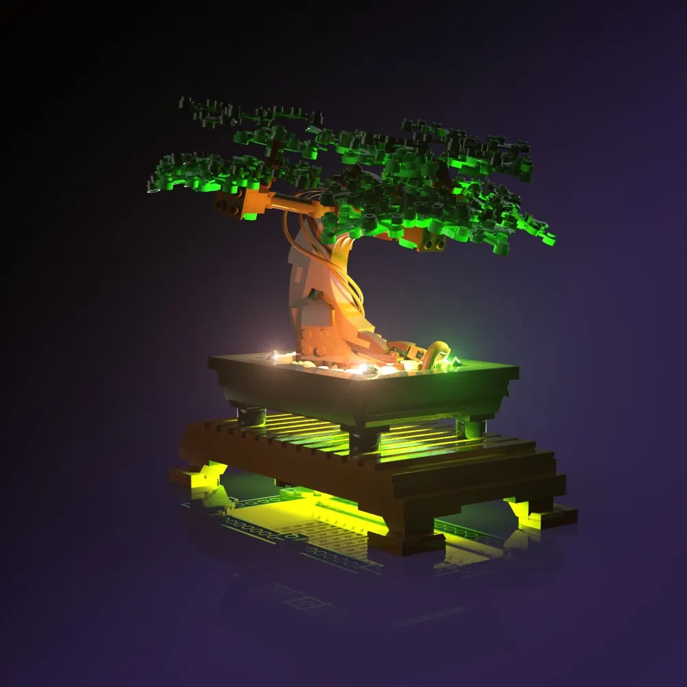Light My Bricks LED kit for LEGO Bonsai Tree 10281 with premium lighting