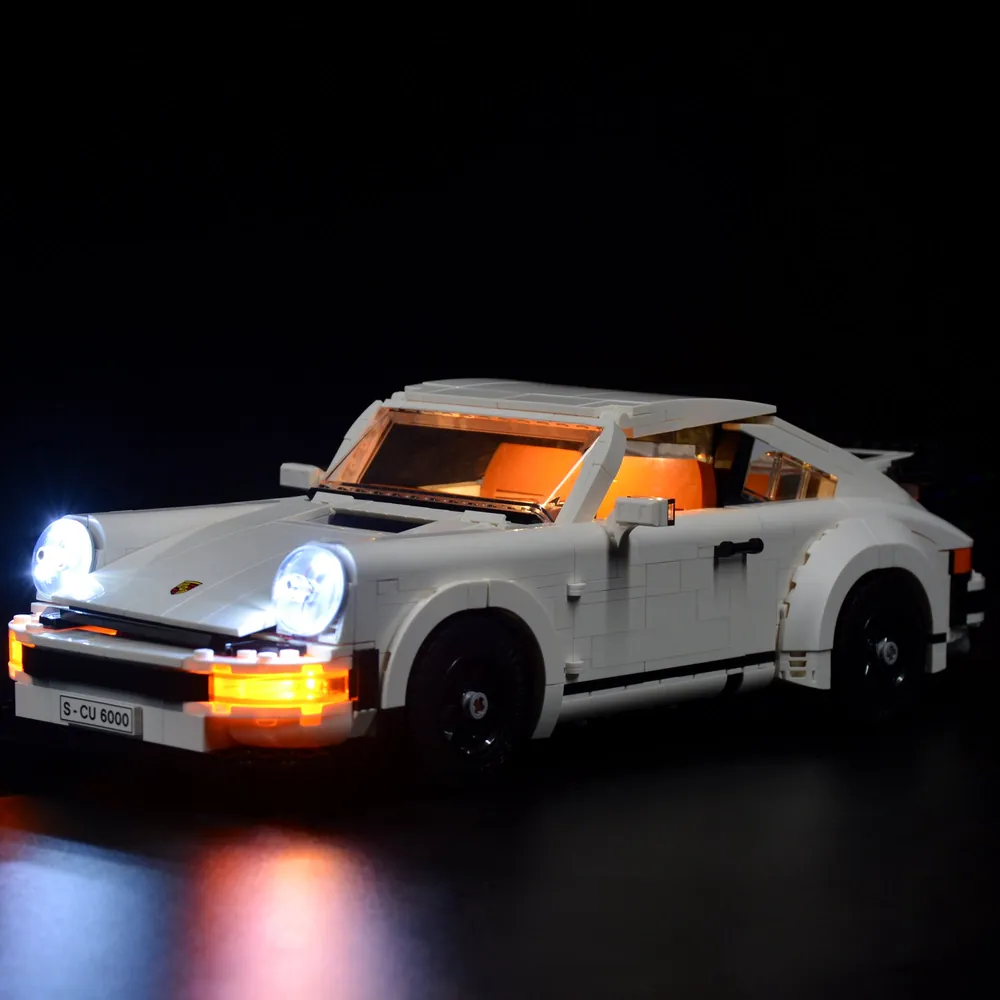 Game of Bricks LED kit for LEGO Porsche 911 10295 with modular expansion boards
