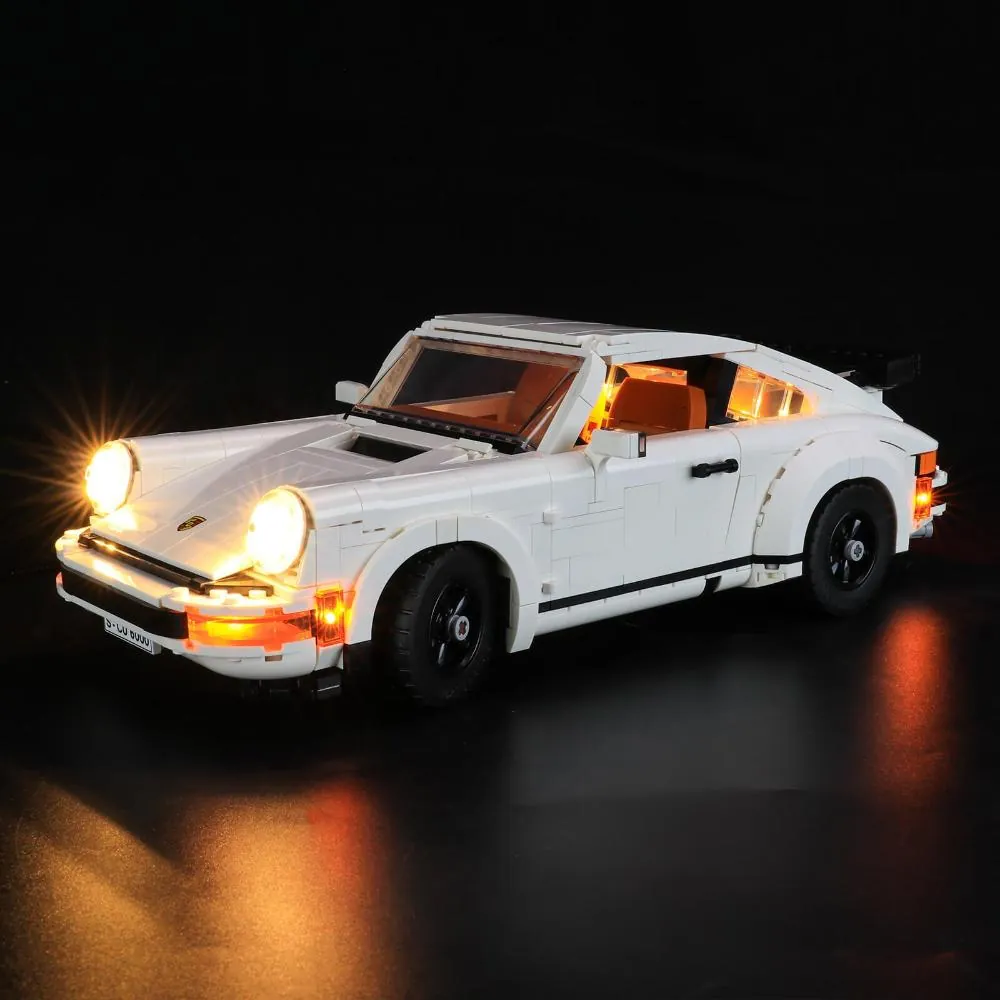 Lightailing LED kit for LEGO Porsche 911 10295 with pre-soldered harness and remote/sound