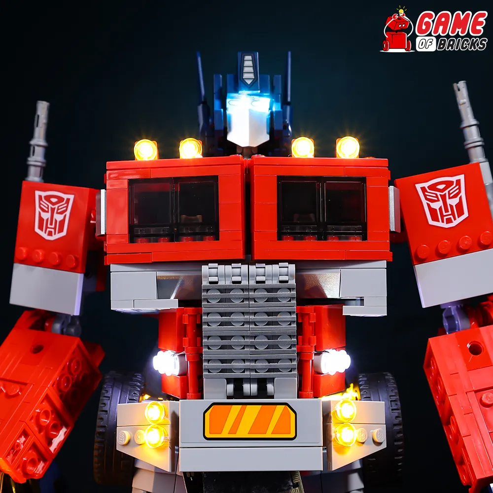 Game of Bricks remote control for Optimus Prime with light modes