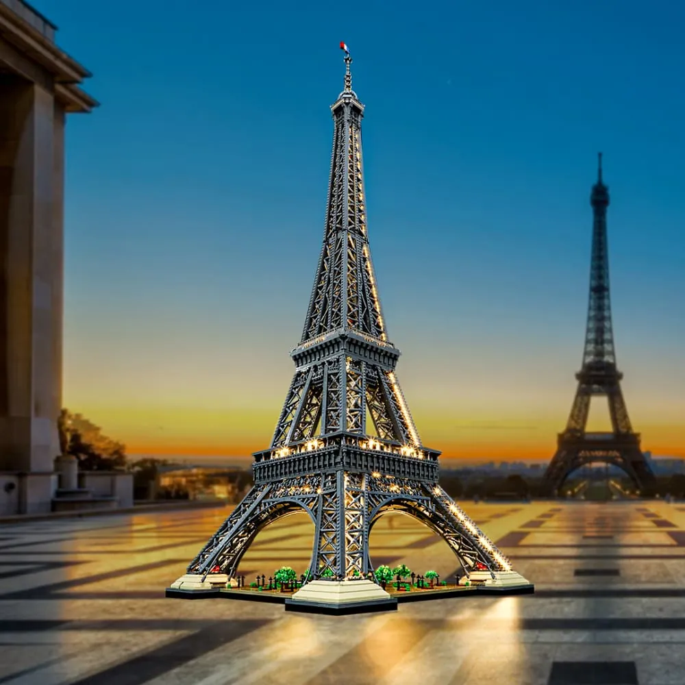 Lightailing light kit for LEGO Eiffel Tower 10307 with pre-soldered harness