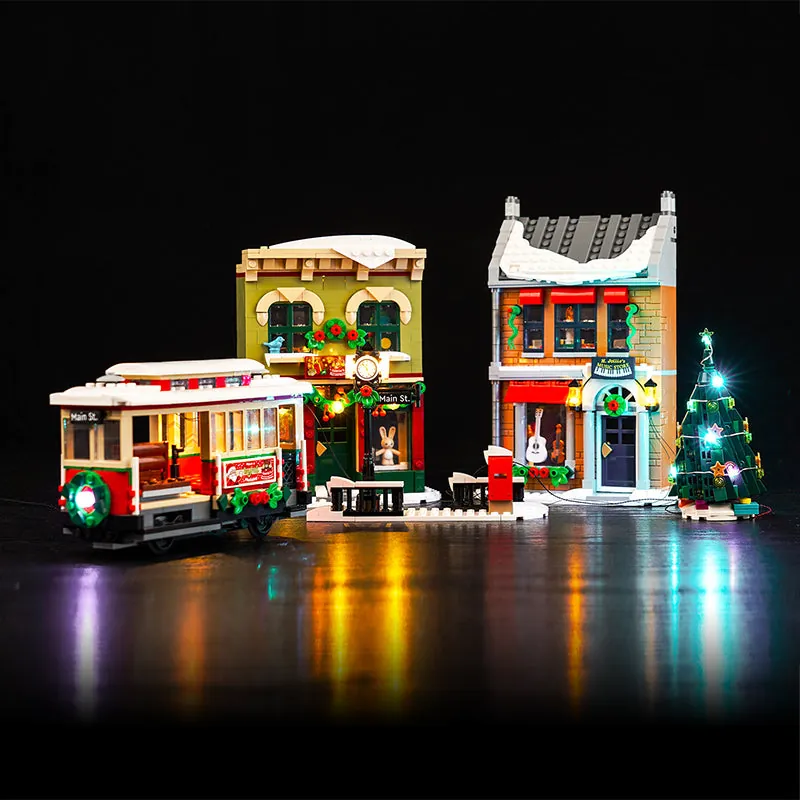 BrickBling LED kit for LEGO 10308 with modular micro-LEDs