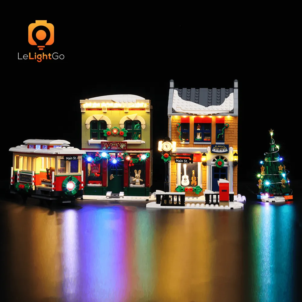 LeLightGo micro-LED kit for LEGO 10308 with sound option
