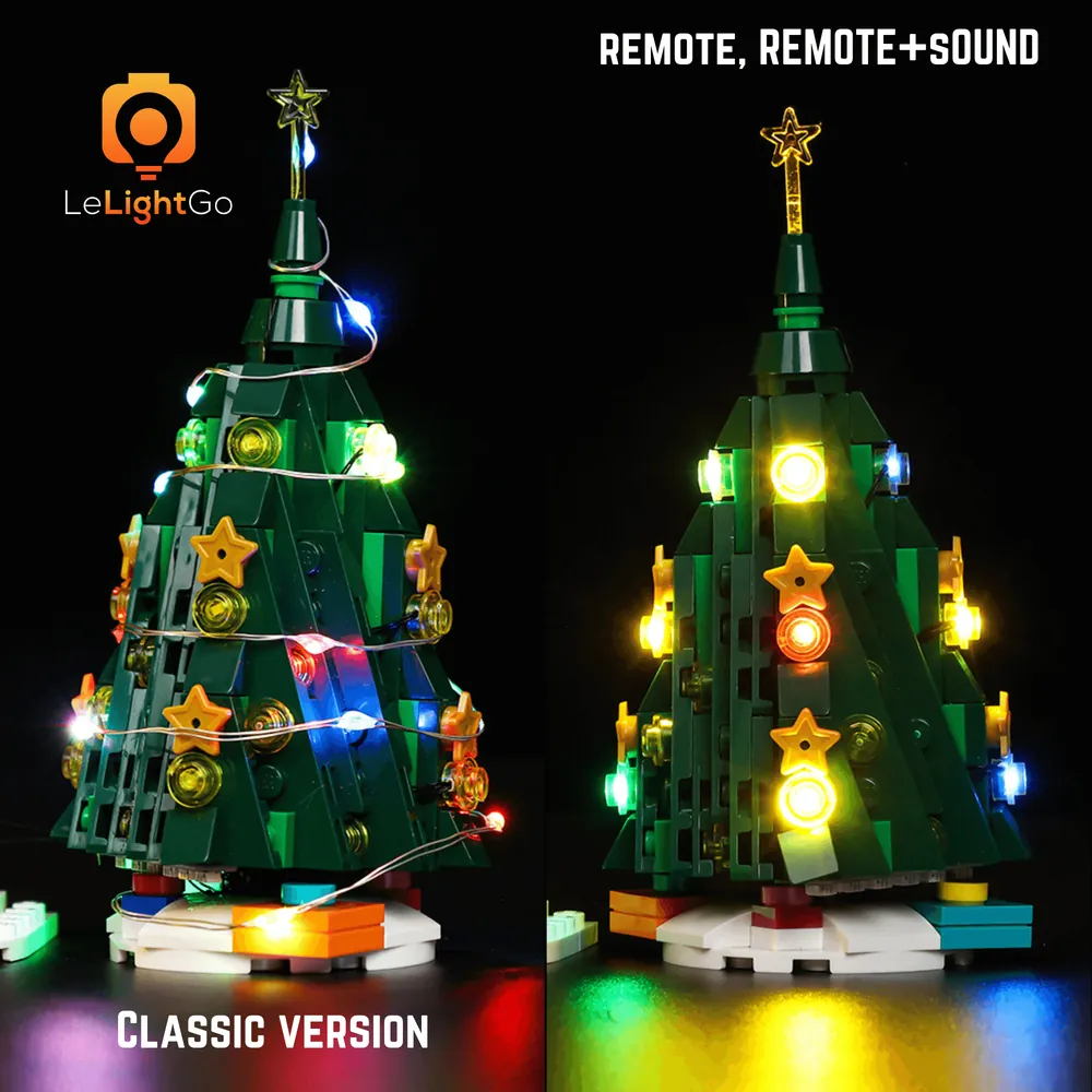 LeLightGo modular micro-LED wiring for LEGO 10308