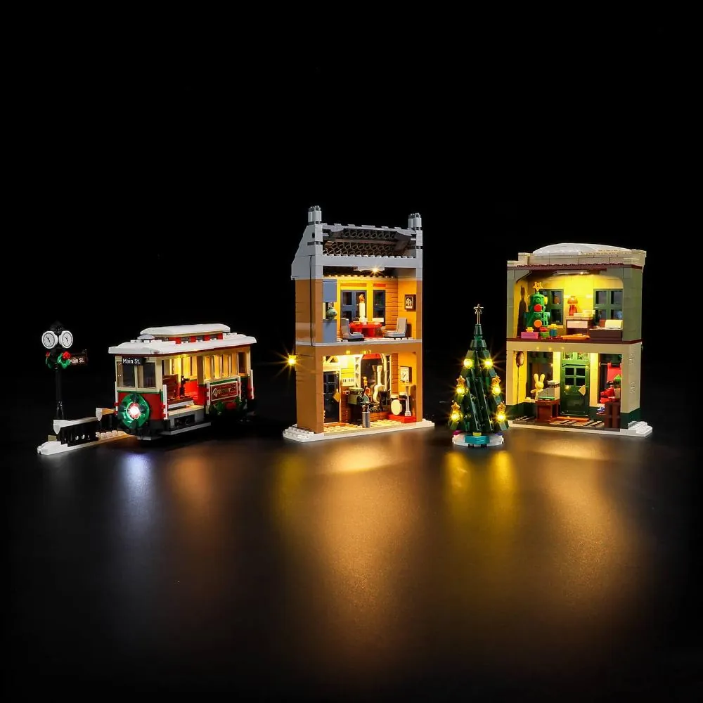 Lightailing bundle wiring for LEGO Holiday Main Street