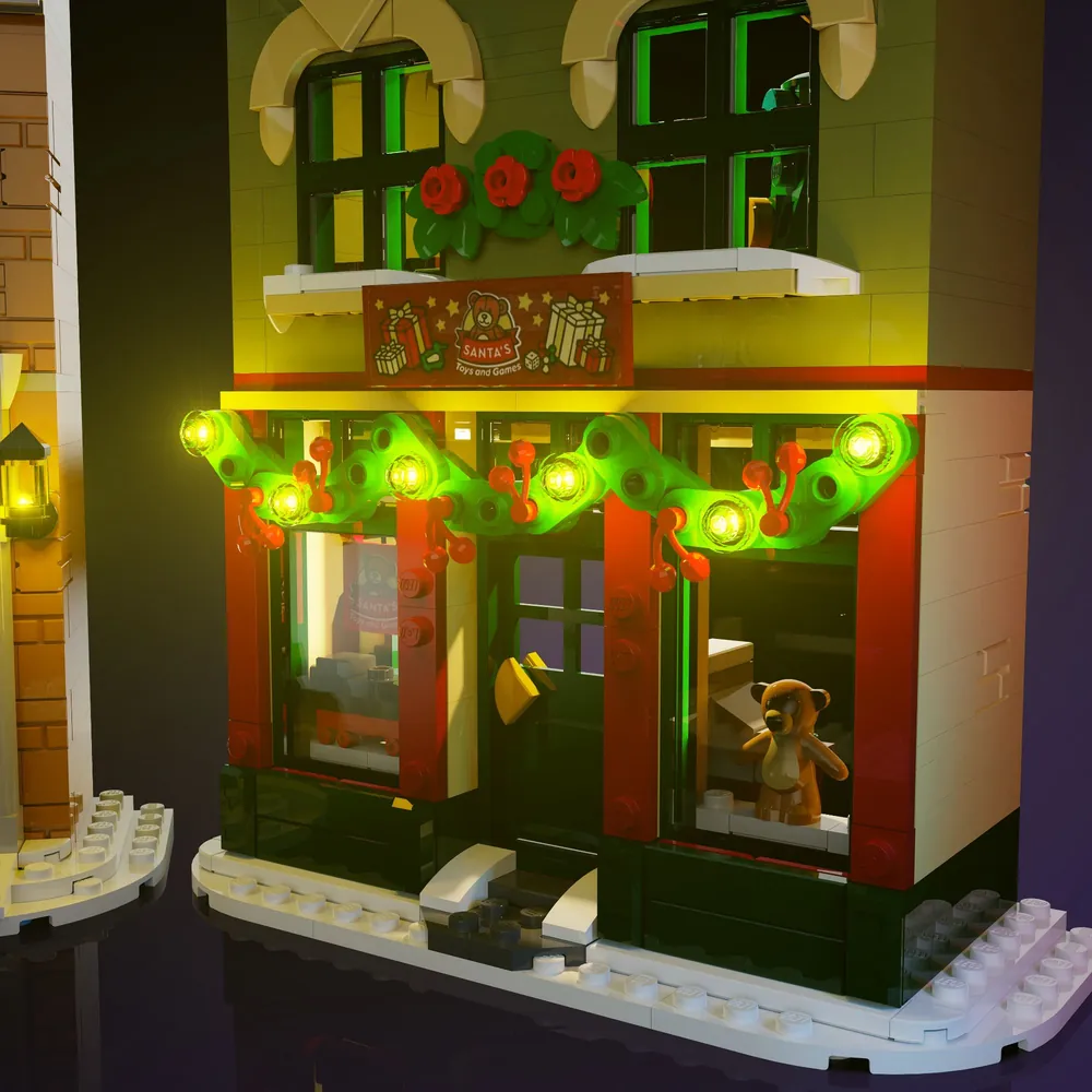 LightMyBricks specialized wiring for LEGO 10308
