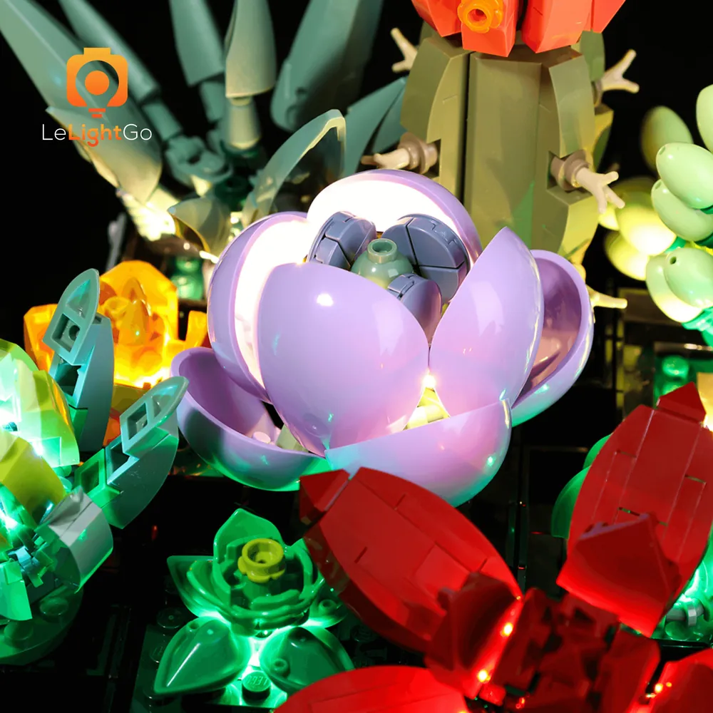 LeLightGo Succulents 10309 Classic variant lighting
