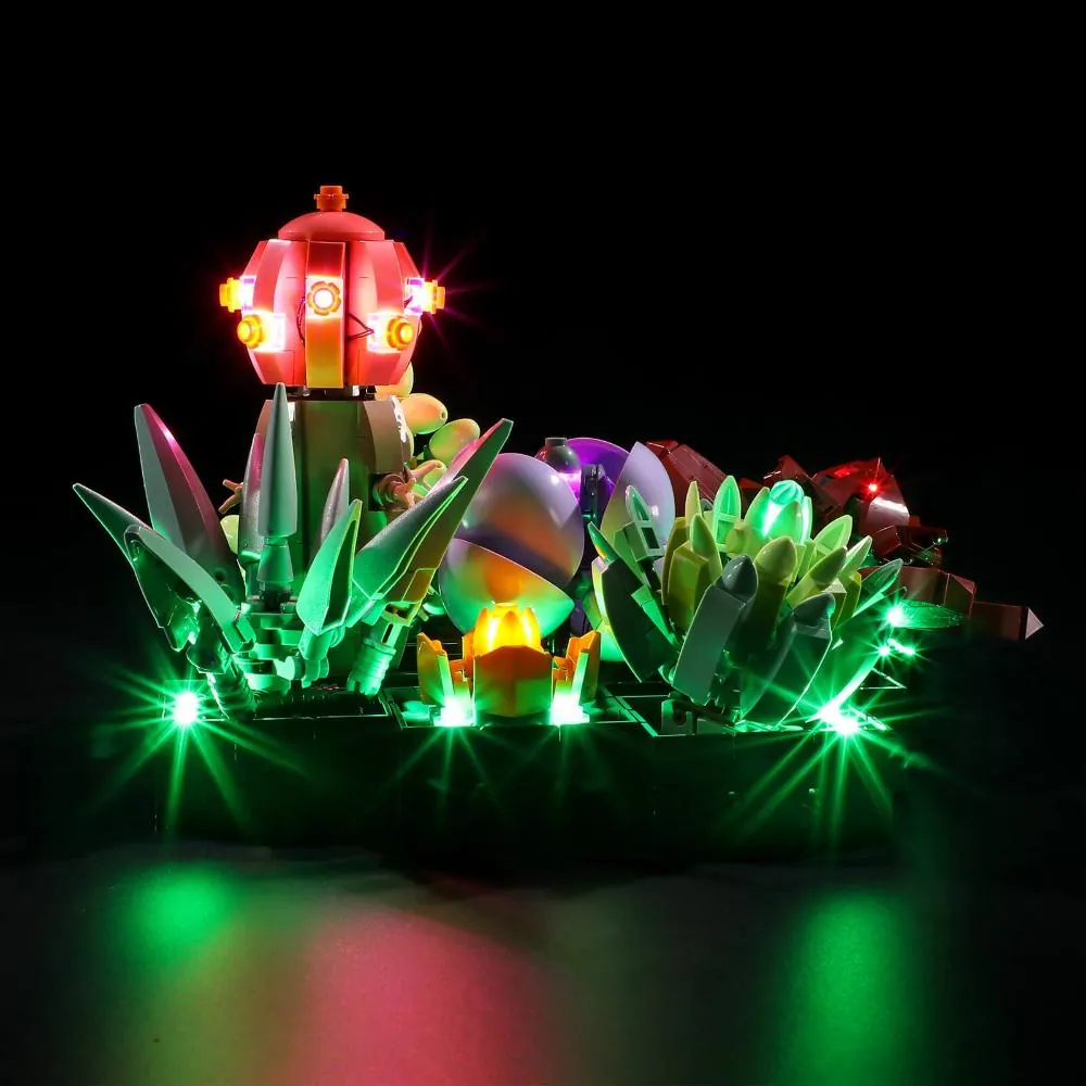 Lightailing Succulents 10309 thicker wires installation