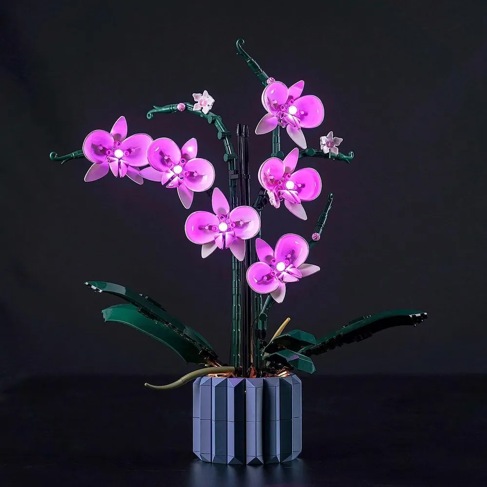 BrickBling LED kit for LEGO Orchid 10311 with modular micro-LEDs and remote control