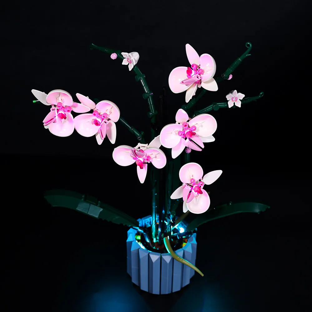 Game of Bricks LED kit for LEGO Orchid 10311 with expansion boards and optional remote