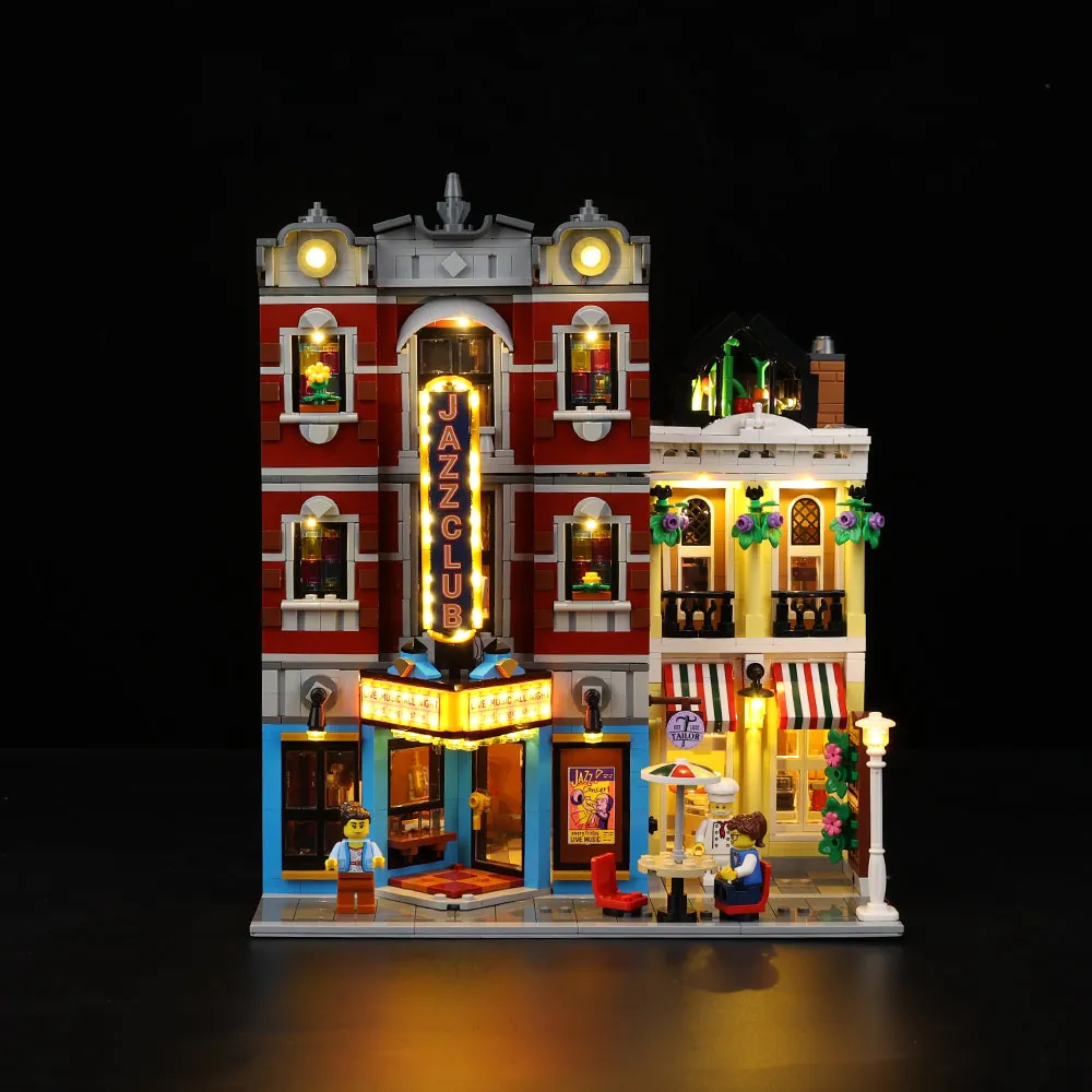 Game of Bricks LED kit for LEGO Jazz Club 10312 with expansion boards