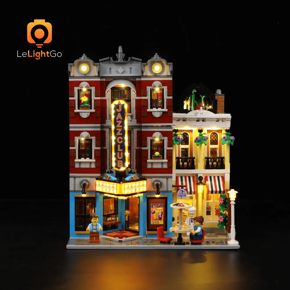 LeLightGo LED kit for LEGO Jazz Club 10312 with micro-LEDs
