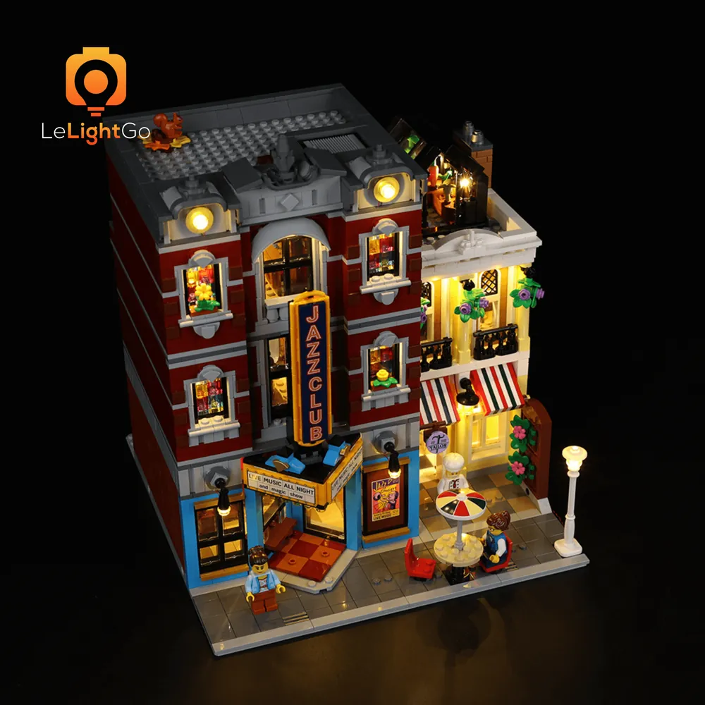 LeLightGo Classic LED kit enhancing the Jazz Club facade