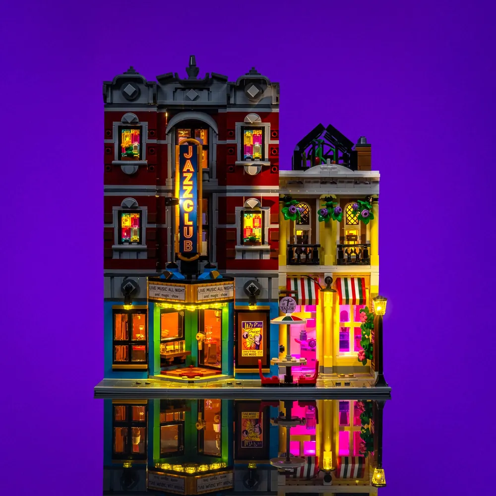 LightMyBricks premium LED kit for LEGO Jazz Club 10312