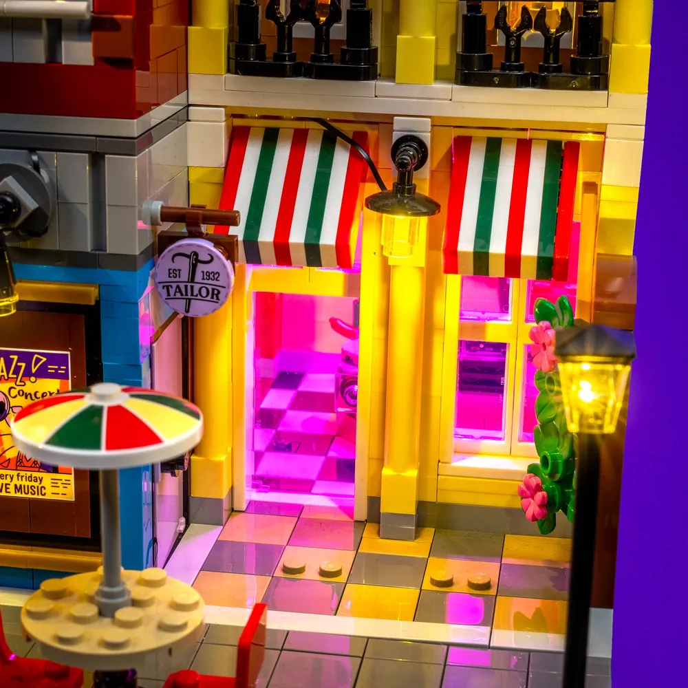 LightMyBricks LED kit for Jazz Club night display