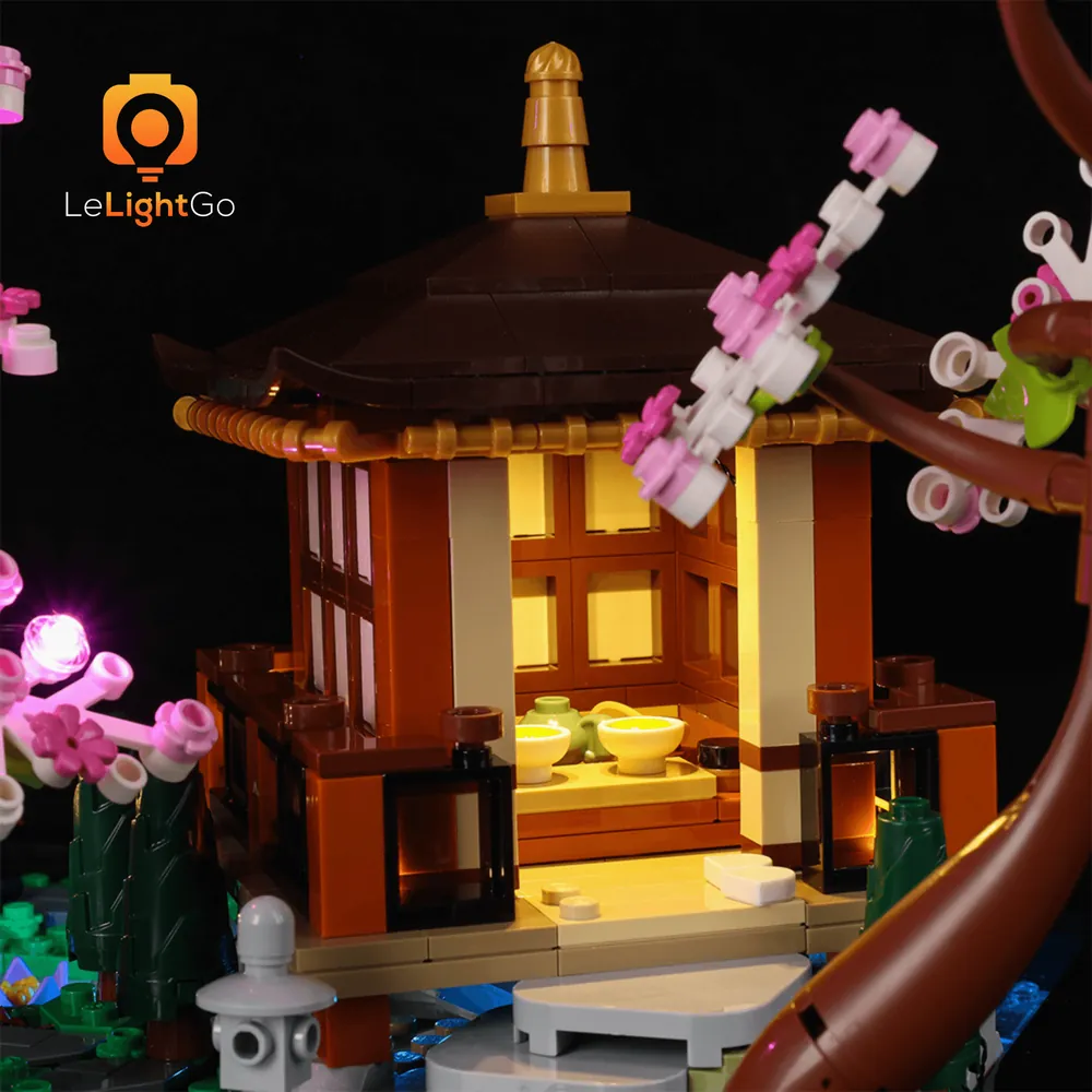 LeLightGo classic LED kit for LEGO Tranquil Garden