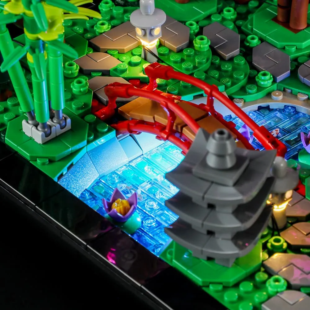 Lightailing LED kit lighting LEGO Tranquil Garden bridge