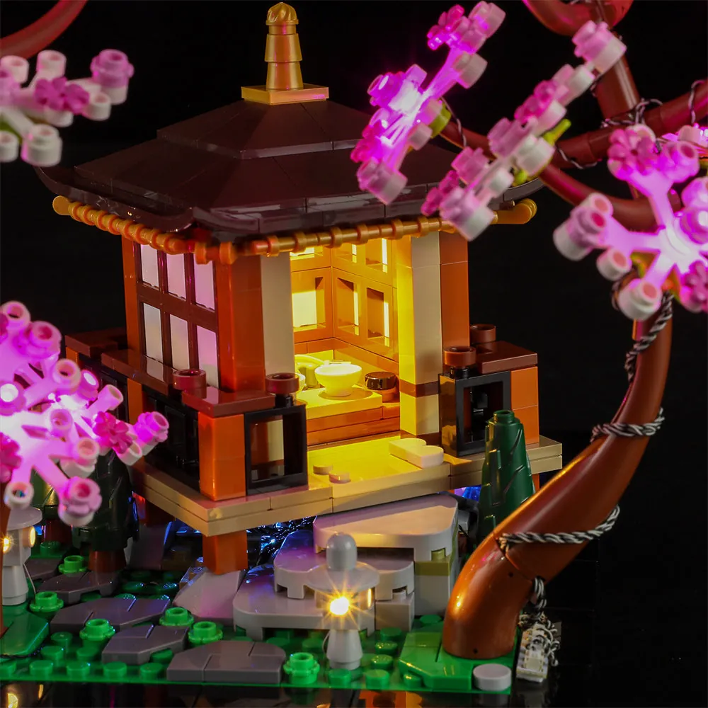 Pre-soldered wiring installation on LEGO Rivendell