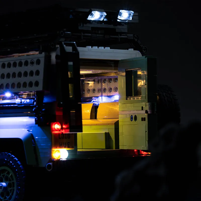 BrickBling lit LEGO Land Rover Defender 10317