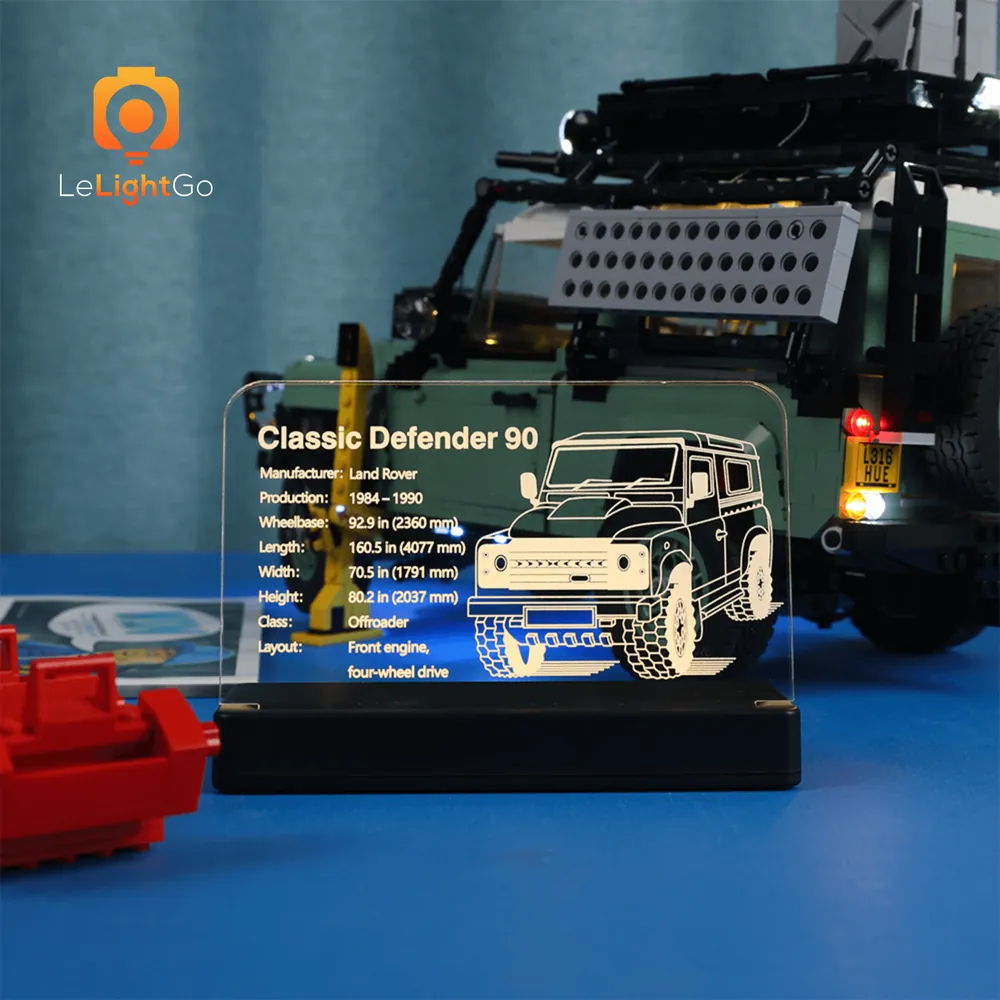 LeLightGo micro-LEDs in LEGO Defender set