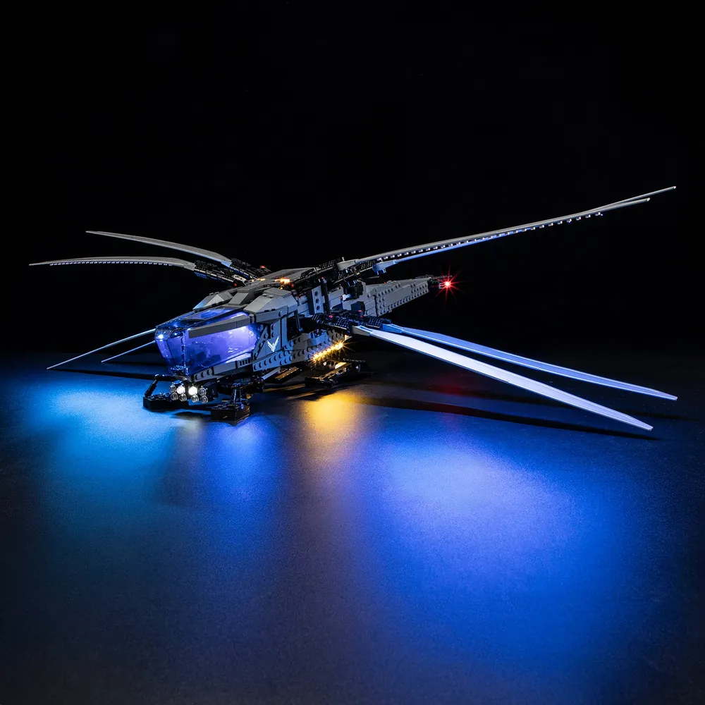 Lightailing integrated harness light kit for LEGO Dune Atreides Royal Ornithopter 10327