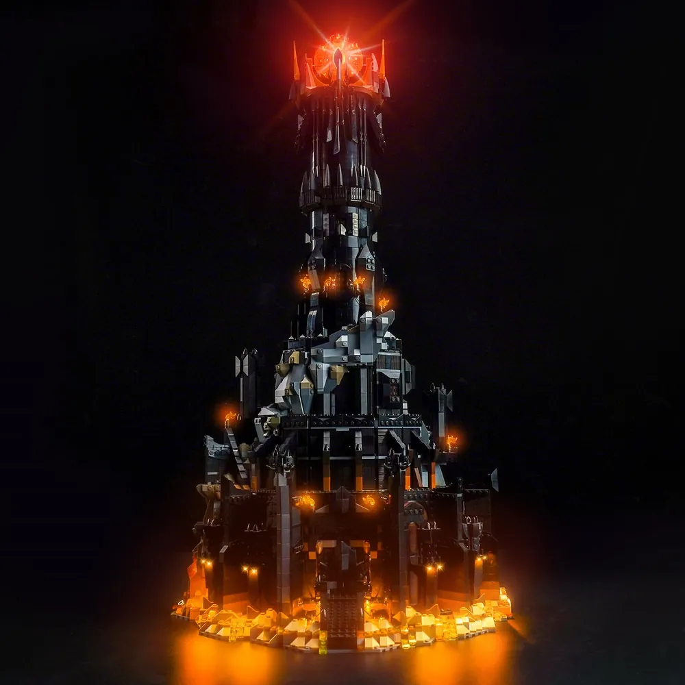 BrickBling LED kit for LEGO Barad-dûr with Eye and tower illumination