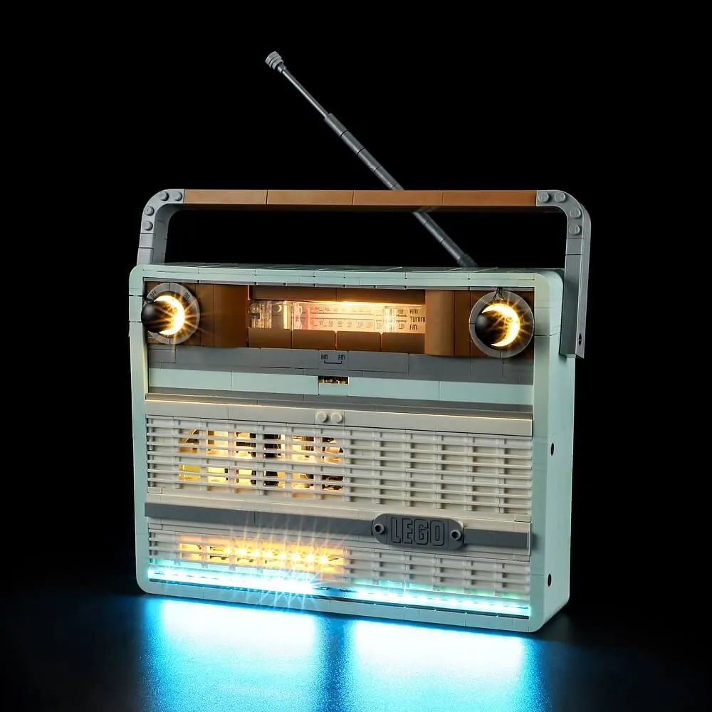 Lightailing light kit for LEGO Retro Radio 10334 with pre-soldered harness