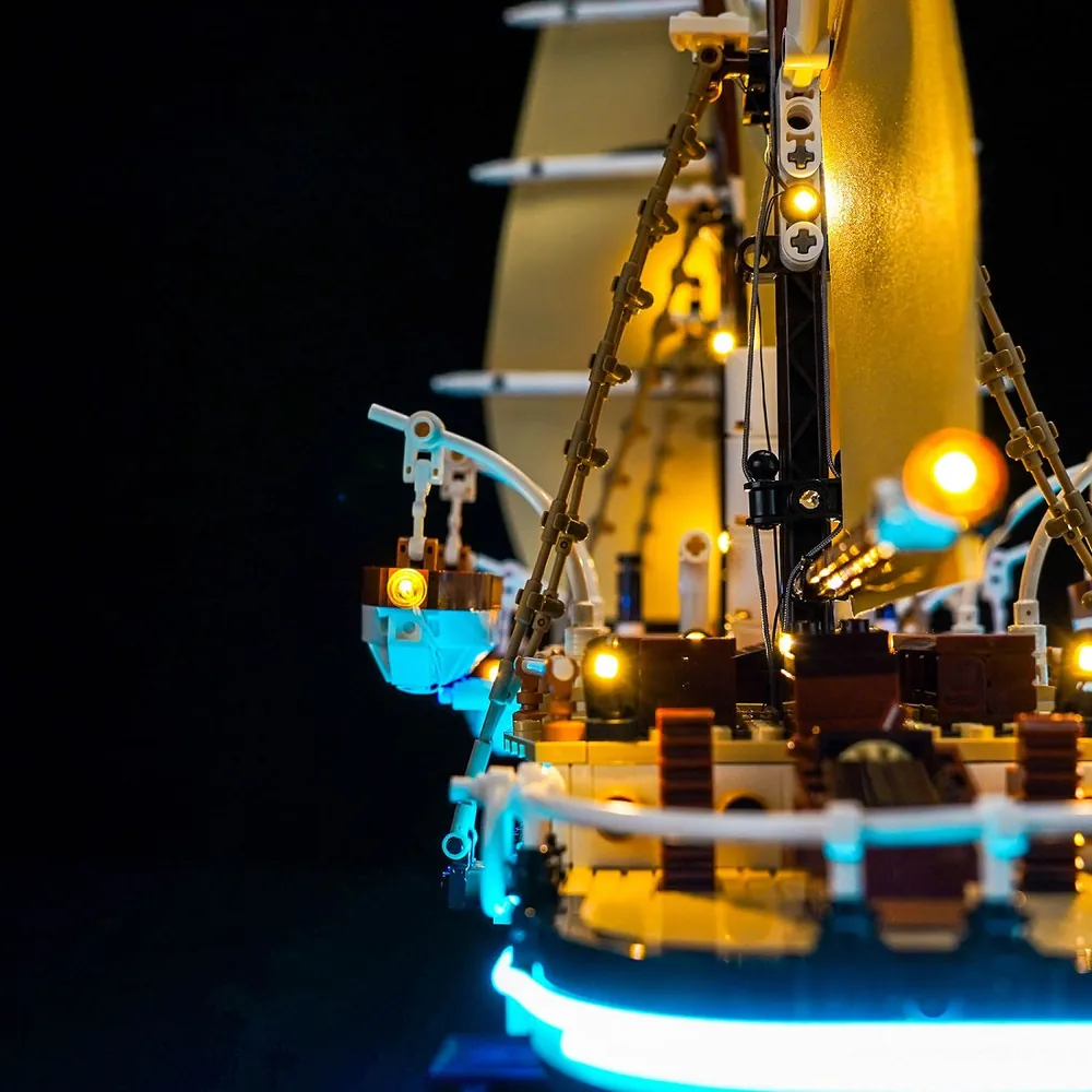 BrickBling remote control adds glowing effects to LEGO Endurance ship