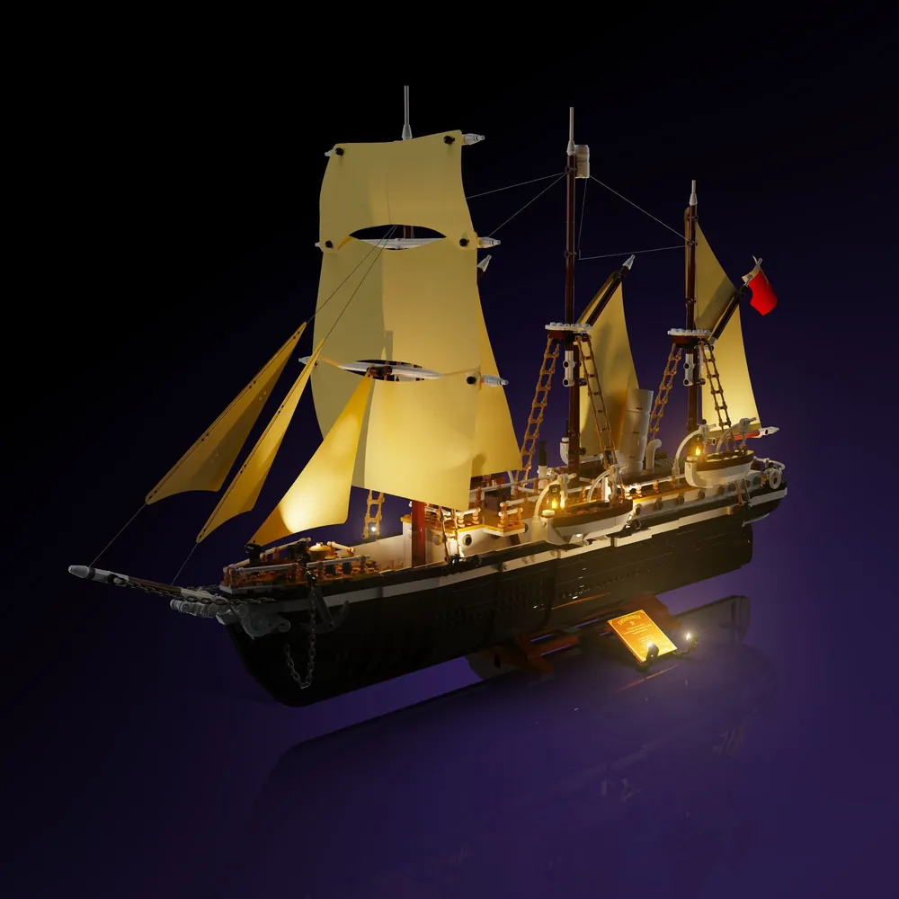 Light My Bricks premium LED kit for LEGO Endurance with intense illumination