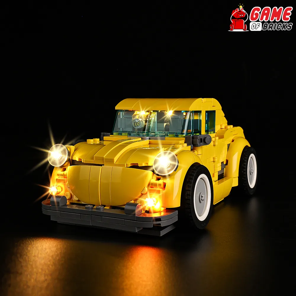 Game of Bricks lighting on LEGO Icons Bumblebee