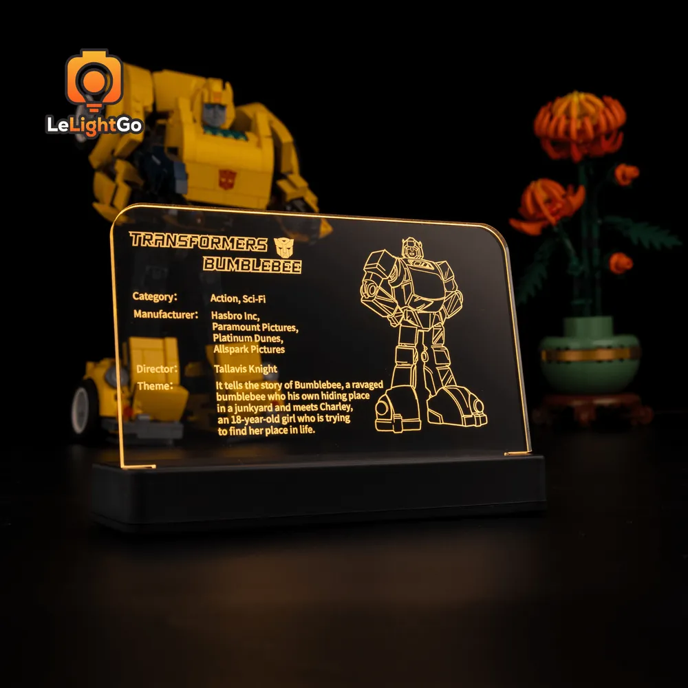 LeLightGo lighting for LEGO Icons Bumblebee set