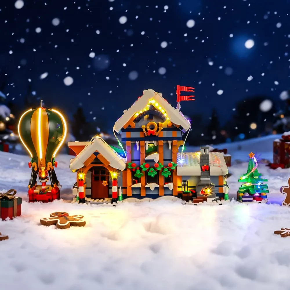 Lightailing LED kit for LEGO Santa's Post Office with pre-soldered harness
