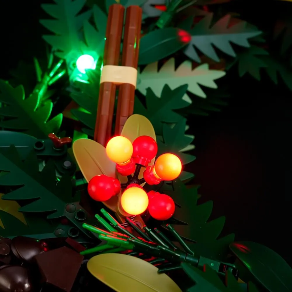 Lightailing integrated harness on LEGO wreath
