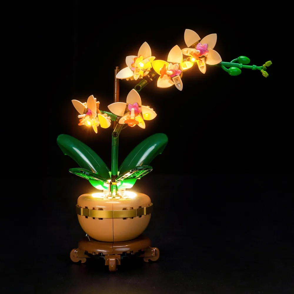 BrickBling Light Kit for LEGO The Botanical Collection Mini Orchid 10343