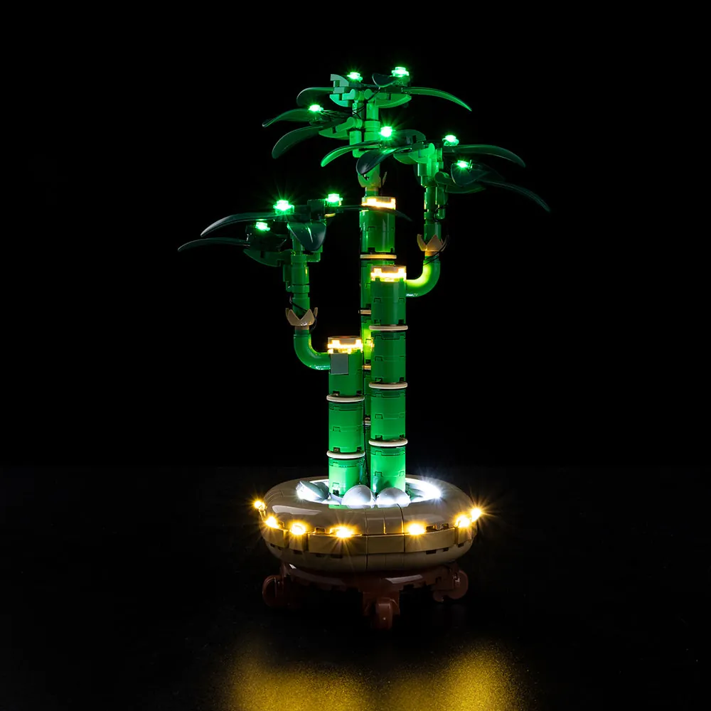 Game of Bricks LED kit for LEGO Lucky Bamboo 10344 with modular boards